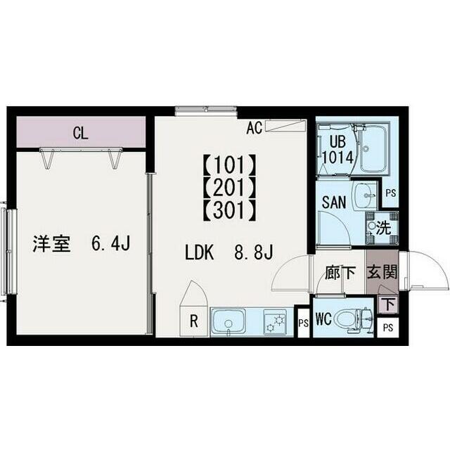 ＩＲＩＳ　　ＣＯＵＲＴ　　ＴＸ六町 間取り図