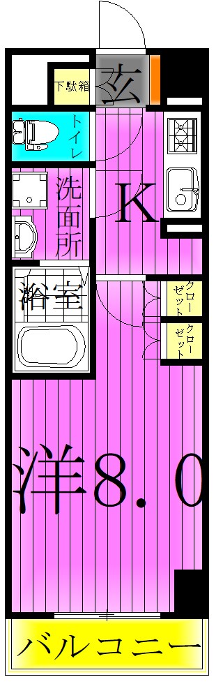CREVISTA綾瀬Ⅱ 間取り図