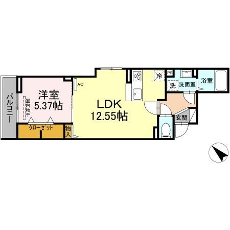 セレスティア荒川 間取り図