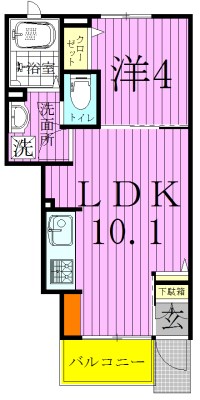 ピュア 間取り図