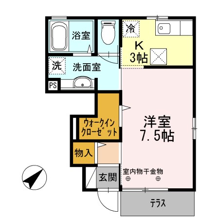 アズール　ベガ 間取り図