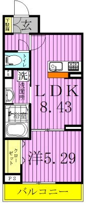 Ｄ－Ｓｑｕａｒｅ 間取り図