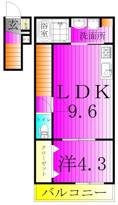 ハレレア南柏 間取り