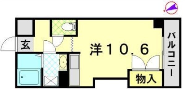松戸トシオビル 702号室 間取り