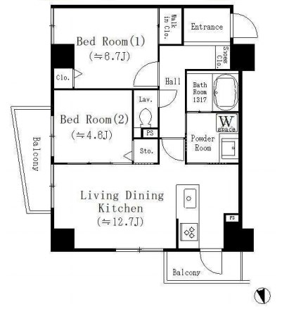 Ｓｕｎｎｙ　Ｓｉｄｅ　Ｆｏｒｅｓｔ 間取り図