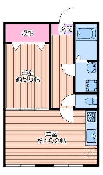 千住Ｇｒａｙｉｓｈｗｏｏｄ 間取り図