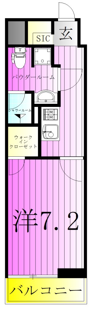 CITY CREATION 千住柳町 間取り図