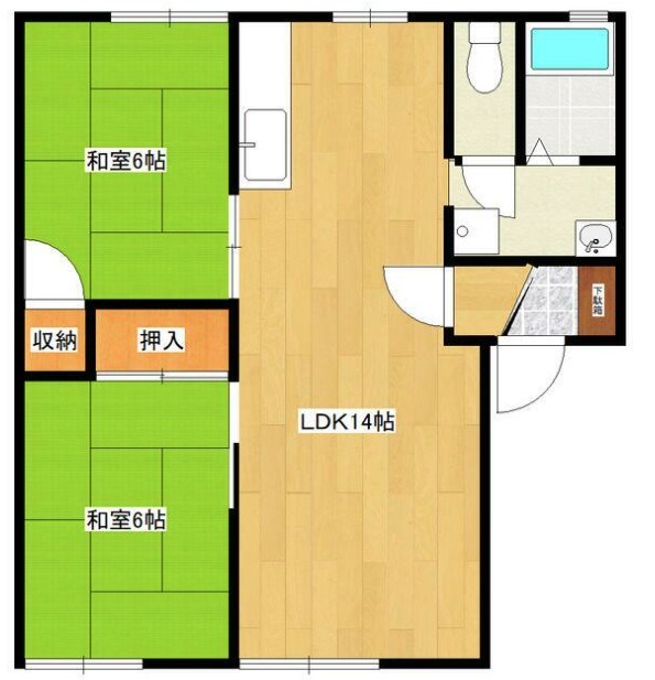 アークヒル・カシワ 103号室 間取り