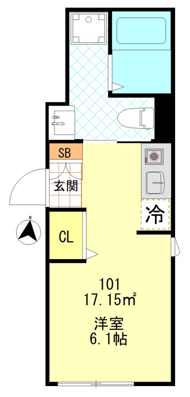 FERIO三河島 間取り図