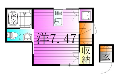 COFFRET千住大橋 間取り図