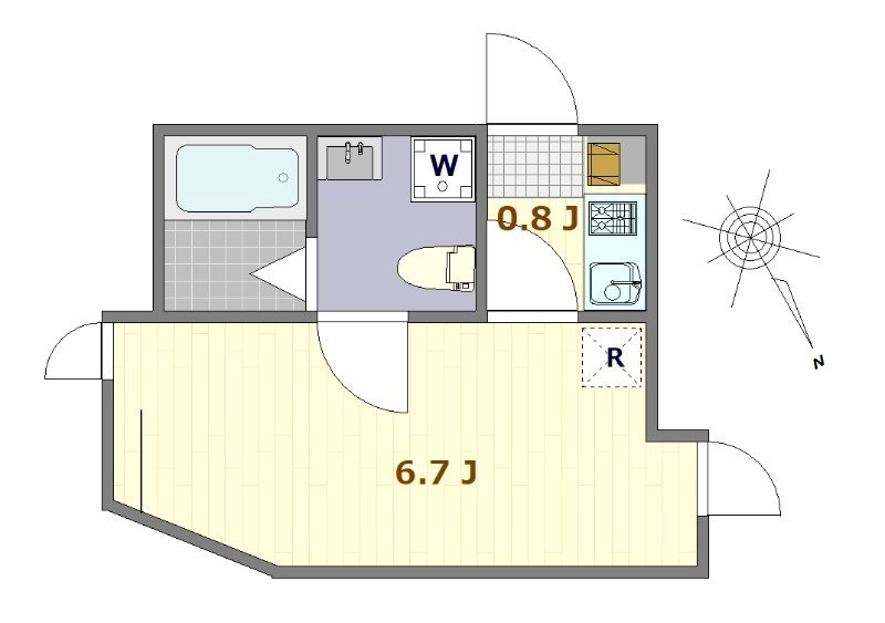 サザンロード堀切 間取り図