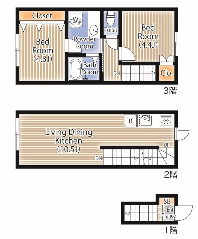 コパン扇大橋ＢＡＳＥ 間取り図
