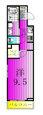 Ｋ・ＳガーデンⅠ  204号室 間取り