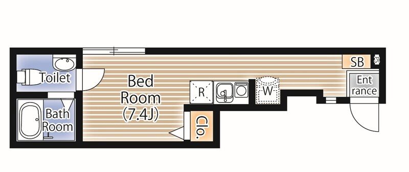 コパン扇大橋ＢＡＳＥ 間取り図
