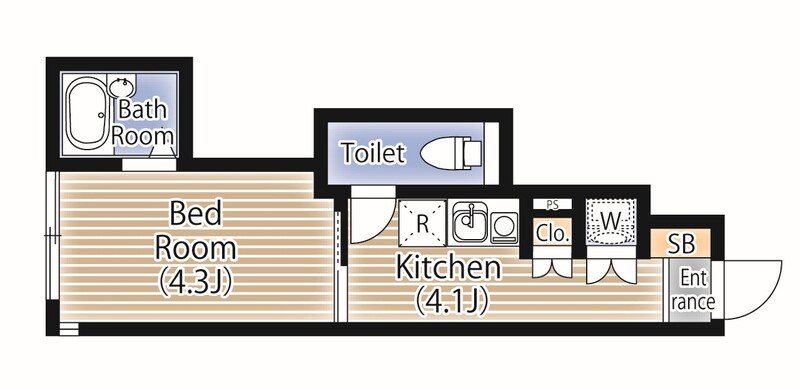コパン扇大橋ＢＡＳＥ 間取り図