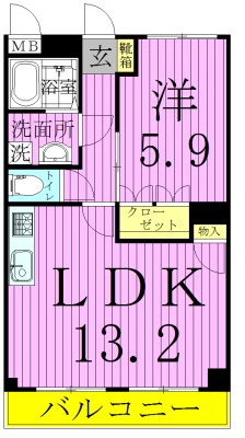 マスターピース 間取り図