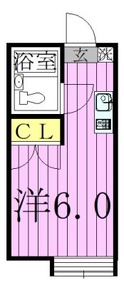 キャピタル北綾瀬A 間取り図