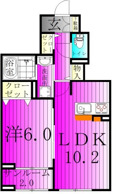 モーヴソレイユ 間取り