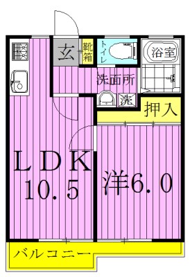 エスタ豊四季 間取り