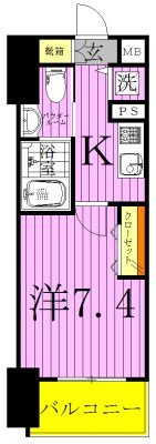ＤＩＰＳ北千住 間取り図