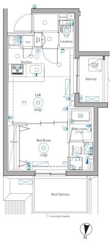 DIPS綾瀬 間取り図