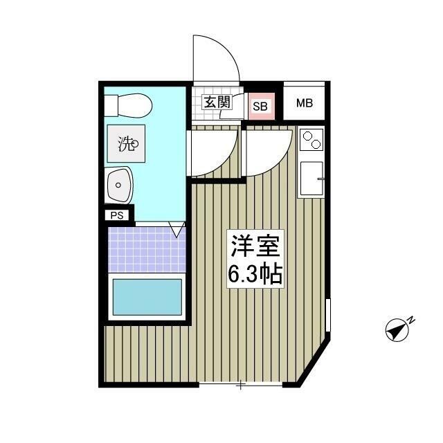 ジニアールコート西尾久 間取り図