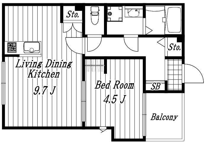 Liora北千住 間取り図