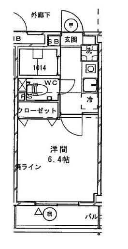 矢切ビル 201号室 間取り