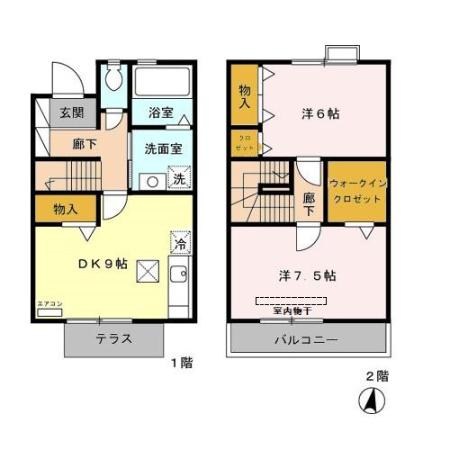 グランドソレーユⅢ 間取り図