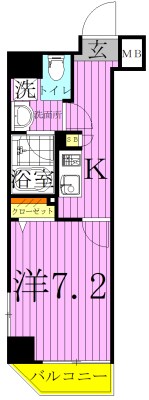 グランフォース綾瀬２ 間取り図