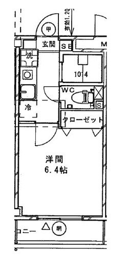 矢切ビル 204号室 間取り