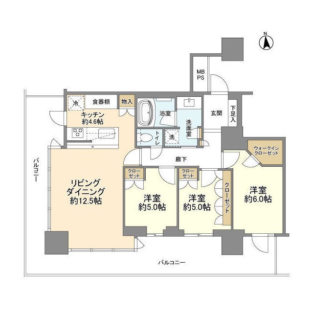 ＤａｙＯｎｅタワー 405号室 間取り