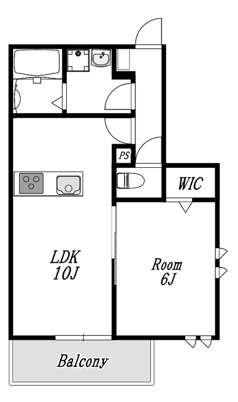 クレストパレス初石 101号室 間取り