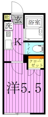 ヴィラ・アルピナ  間取り図