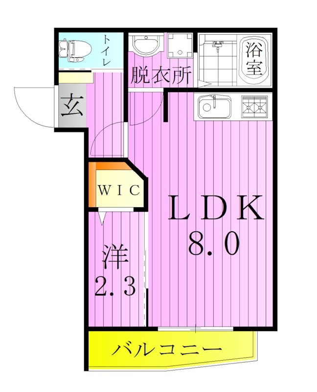 プルミエール六町 間取り図