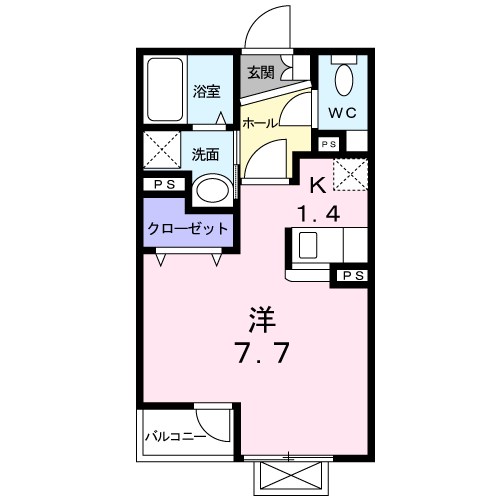 アイズリー・コート 203号室 間取り