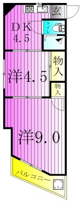 サンライトマンション 間取り図