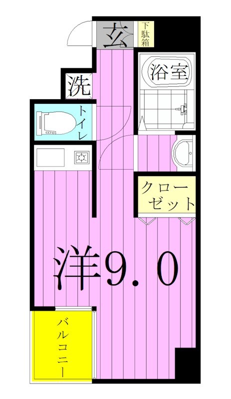 エルニシア亀有south 間取り図