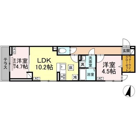セレスティア興野 間取り図