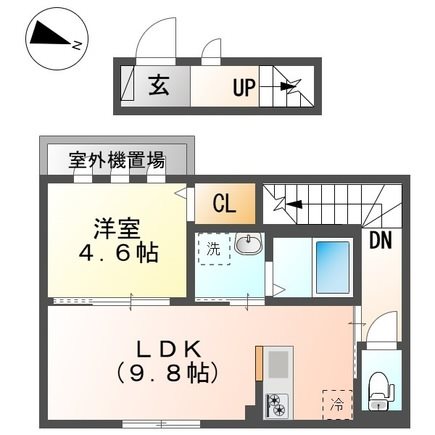 仮）神明２丁目アパート 間取り図
