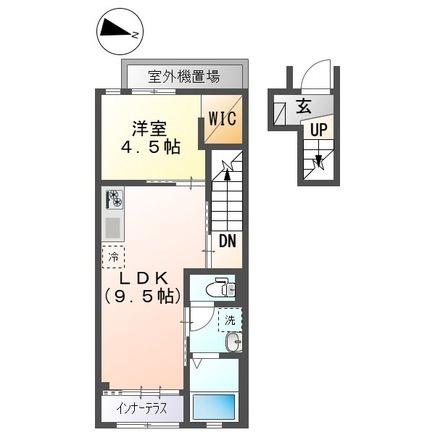 仮）神明２丁目アパート 間取り図