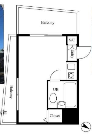 トップ五反野ＮＯ３ 間取り図