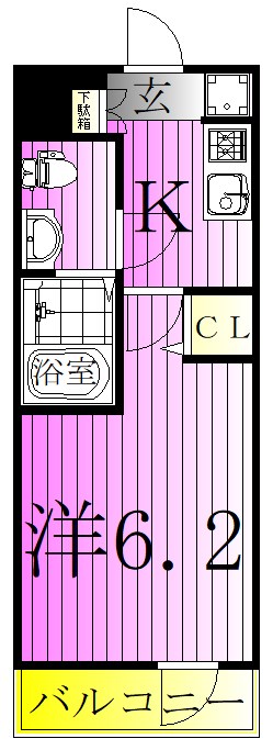 SHOKEN　Residence亀有 間取り図