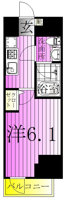 SHOKEN Residenceお花茶屋 間取り図