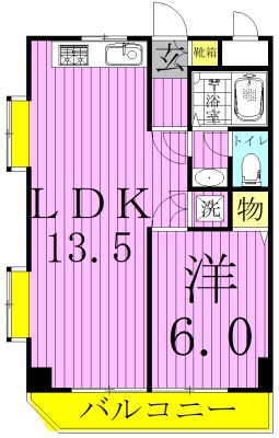 エスポワール東和第二 間取り図