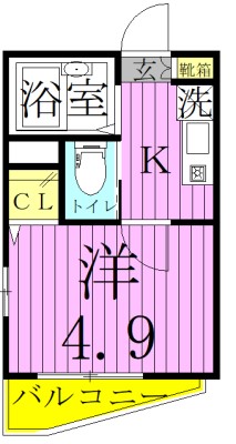 メルディア梅島2  間取り図