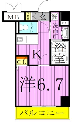 アラモ・1  間取り図