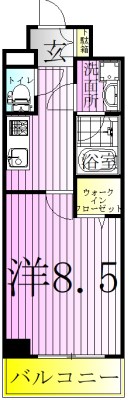 ディ・アミカル  間取り図