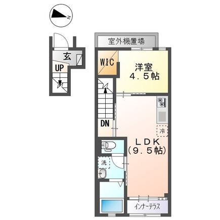 仮）神明２丁目アパート 間取り図