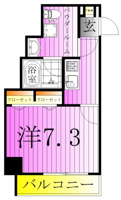 アイルグランデ東京竹ノ塚 間取り図